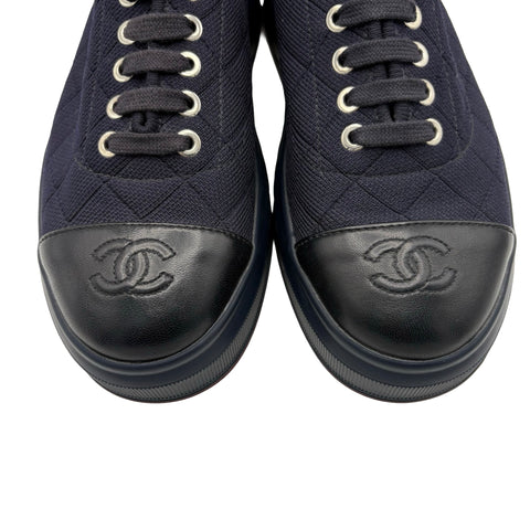 [Pre-owned] CHANEL COCO Mark Sneakers 37 USED Shoes