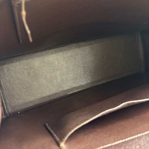 【中古】 Hermes エルメス WHITE BUS GM ホワイトバス GM トートバッグ ハンドバッグ  □E(2001年) ブラウン系 シェーブル 中古 USED バッグ