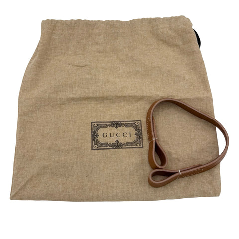 【中古】 GUCCI グッチ MINI BELT BAG ミニベルトバッグ ボディバッグ ブラウン レザー 中古 USED バッグ