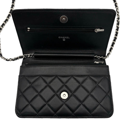 [Pre-owned] CHANEL Chain Wallet Shoulder Bag, 31 Series (2021), Black, Caviar Skin, Excellent Condition, USED Bag