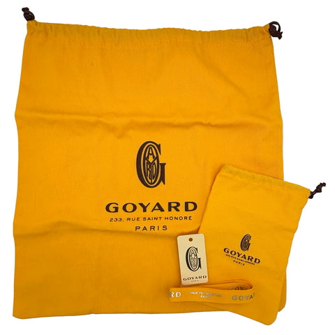 [Pre-owned] GOYARD PETIT FLOT BAF Bucket Bag Shoulder Bag Black/Brown Canvas Calfskin Pre-owned USED Bag