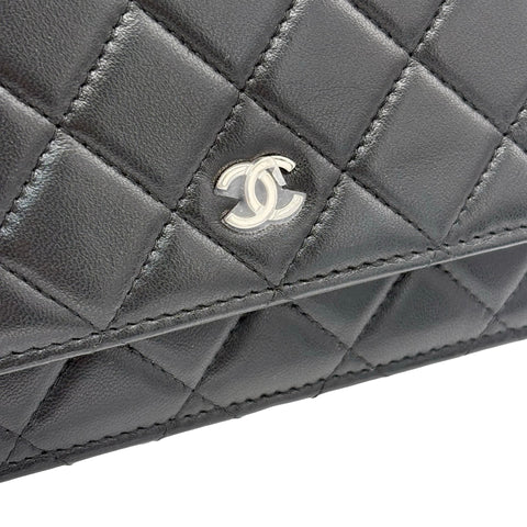 [Pre-owned] CHANEL Chain Wallet Shoulder Bag, 31 Series (2021), Black, Caviar Skin, Excellent Condition, USED Bag