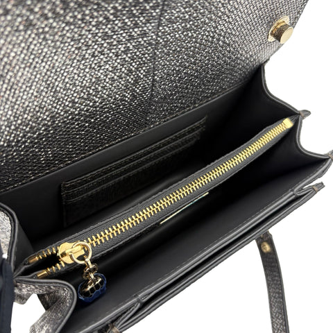 【中古】 BVLGARI ブルガリ SERPENTISHOULDERBAG セルペンティショルダーバッグ ショルダーバッグ ICチップ シルバー レザー 中古 USED バッグ