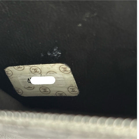 【中古】 CHANEL シャネル 2WAY VANITY BAG デカココ2WAYバニティバッグ ショルダーバッグ メイクポーチ 4番台(1996~1998年） ブラック キャビアスキン 中古 USED バッグ