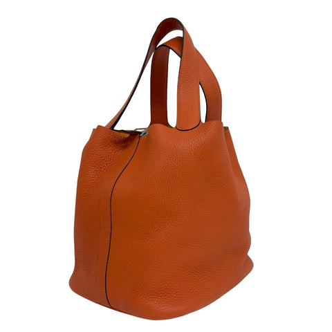 【中古】 Hermes エルメス PICOTIN GM ピコタンGM  トリヨンクレマンスT刻(2015年) ブランドバッグ ハンドバッグ 中古品 レディース