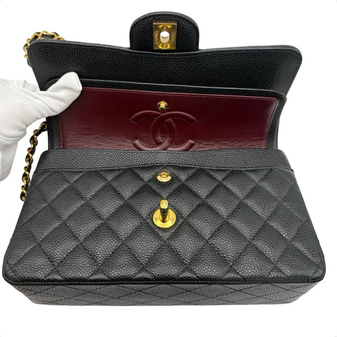 [Excellent Condition] CHANEL MATELASSE 23 Shoulder Bag, IC Chip (2021-), Black, Caviar Skin, Pre-owned