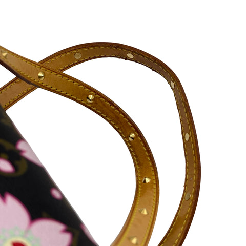 [Pre-owned] LOUIS VUITTON Cherry Blossom Papillon Handbag Monogram/Pink Canvas USED Bag
