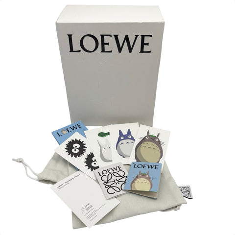 [Pre-owned] LOEWE x STUDIO GHIBLI Gate Pocket Shoulder Bag Dust Bunny Brown Leather Used Bag