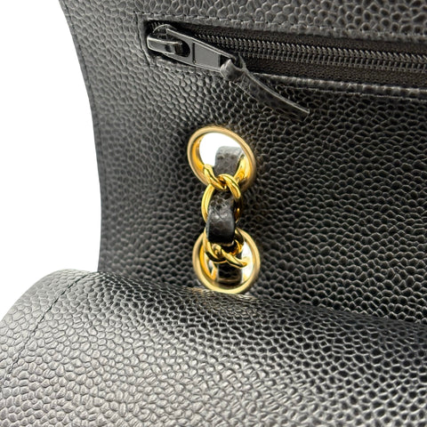 [Excellent Condition] CHANEL MATELASSE 23 Shoulder Bag, IC Chip (2021-), Black, Caviar Skin, Pre-owned