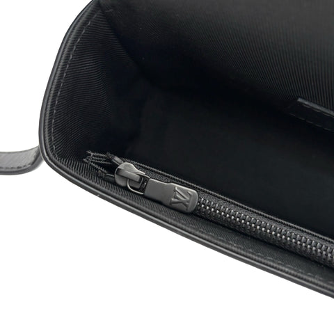 [Excellent Condition] LOUIS VUITTON Steamer Wearable Wallet Shoulder Bag, IC Chip (2021-Present), Black Monogram Eclipse Canvas, Excellent Condition, USED Bag