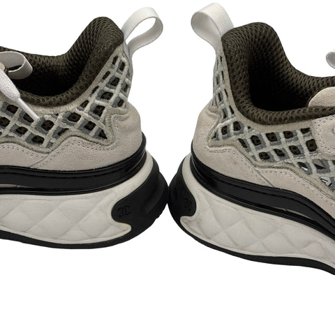 [Pre-owned] CHANEL Sneakers Size 38 USED Current Model Apparel Footwear