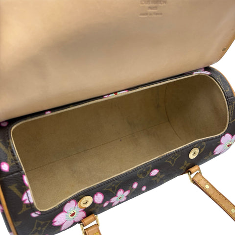[Pre-owned] LOUIS VUITTON Cherry Blossom Papillon Handbag Monogram/Pink Canvas USED Bag