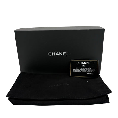 [Pre-owned] CHANEL Pearl Charms Wallet on Chain Bag, 27-series (2018–2019), Black, Calfskin, Used Bag