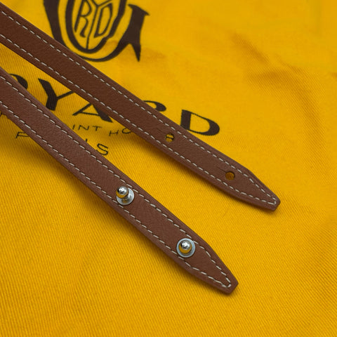 [Pre-owned] GOYARD Saïgon Souple Mini Bag, Black & Natural Goyardine Canvas & Chevroches Calfskin, Shoulder Bag, Pre-owned USED Bag