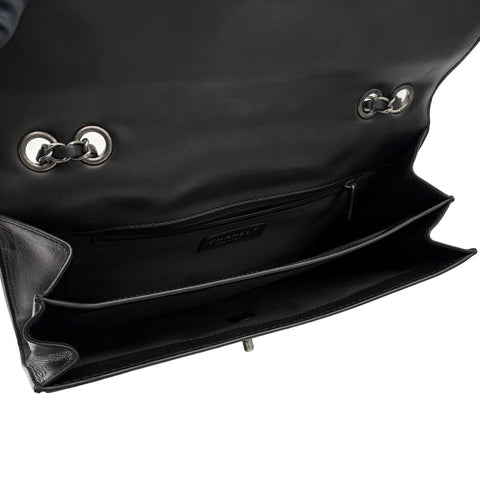 [Pre-owned] CHANEL Chain Shoulder Bag, 18 Series (2013-2014), Black, Lambskin, Used Bag