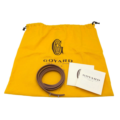 [Pre-owned] GOYARD Saïgon Souple Mini Bag, Black & Natural Goyardine Canvas & Chevroches Calfskin, Shoulder Bag, Pre-owned USED Bag