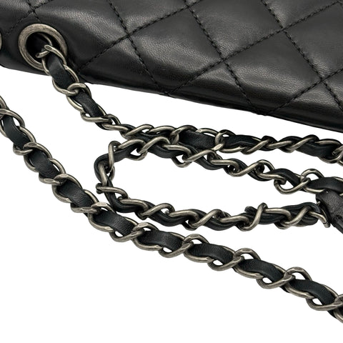 [Pre-owned] CHANEL Chain Shoulder Bag, 18 Series (2013-2014), Black, Lambskin, Used Bag