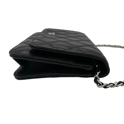 [Pre-owned] CHANEL Chain Wallet Shoulder Bag, 31 Series (2021), Black, Caviar Skin, Excellent Condition, USED Bag