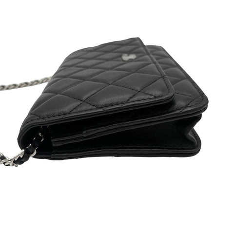 [Pre-owned] CHANEL Chain Wallet Shoulder Bag, 31 Series (2021), Black, Caviar Skin, Excellent Condition, USED Bag