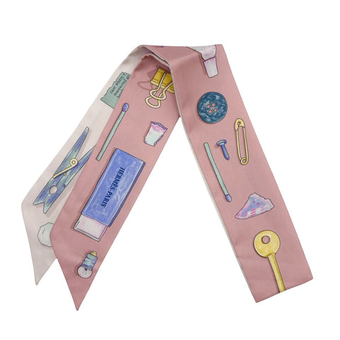 【中古】Hermès エルメス TWILLY ツイリー 《イン・ザ・ポケット》 H062340S10 シルク100％ レディース プレゼント ギフト