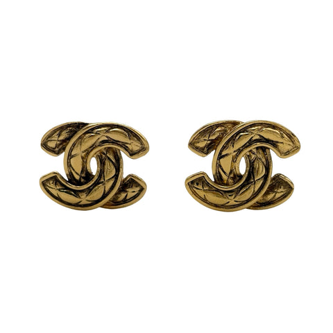 [Pre-owned] CHANEL EARRINGS Jewelry GP Pre-owned Vintage